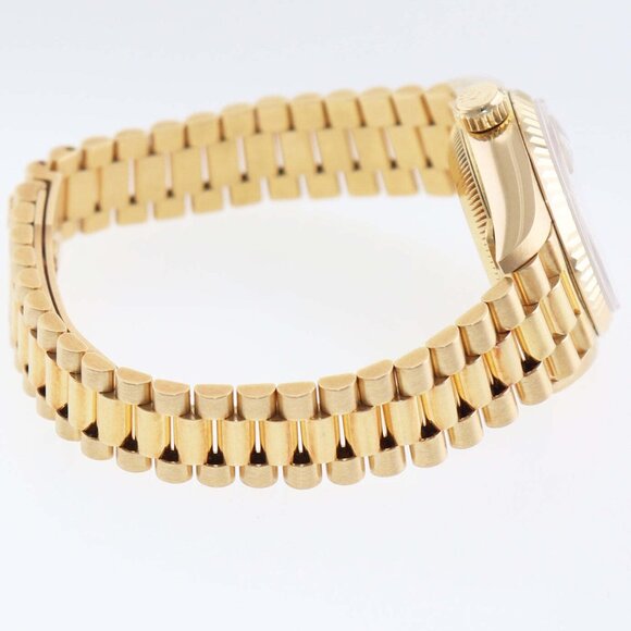 MINT! Rolex Champagne 26mm Diamond Dial Factory Watch w/ Box - Picture 5 of 8